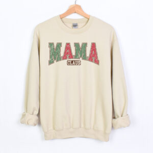 vintage christmas mama claus sweatshirt for moms funny xmas sweater with unique design comfortable and stylish holiday apparel zfdeu