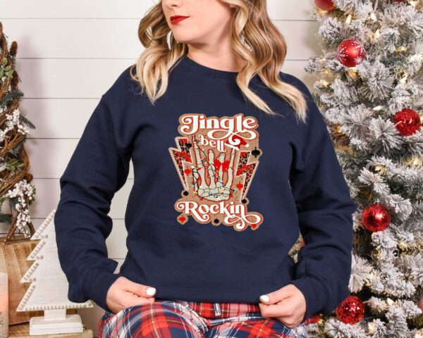 vintage christmas music t shirt jingle bell rockin retro design for holiday celebrations and festive gatherings cqlot scaled