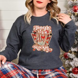 vintage christmas music t shirt jingle bell rockin retro design for holiday celebrations and festive gatherings htmya scaled