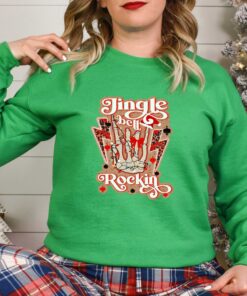 vintage christmas music t shirt jingle bell rockin retro design for holiday celebrations and festive gatherings lnguq scaled