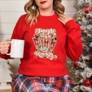 vintage christmas music t shirt jingle bell rockin retro design for holiday celebrations and festive gatherings vldsi scaled