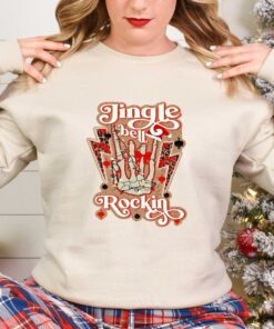 vintage christmas music t shirt jingle bell rockin retro design for holiday celebrations and festive gatherings xlxwq scaled