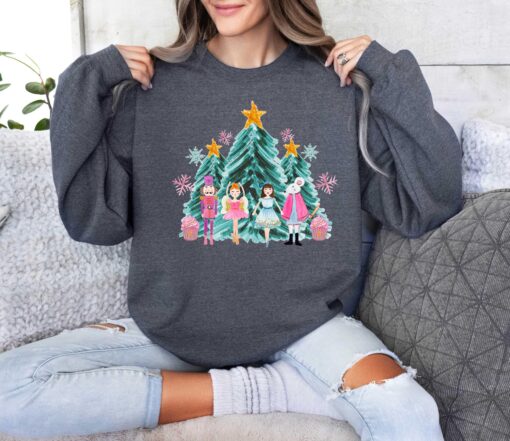 vintage christmas nutcracker sweatshirt for women holiday winter shirt with fun design for festive celebrations 7zamj scaled