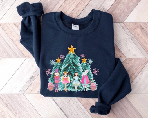 vintage christmas nutcracker sweatshirt for women holiday winter shirt with fun design for festive celebrations vmyij scaled