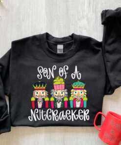 vintage christmas nutcracker t shirt for women with faux sequin design funny holiday shirt for christmas celebrations gc9mn scaled