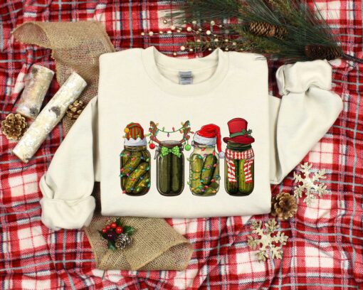 vintage christmas pickle t shirt with fun design for holiday celebrations and festive gatherings catbj scaled