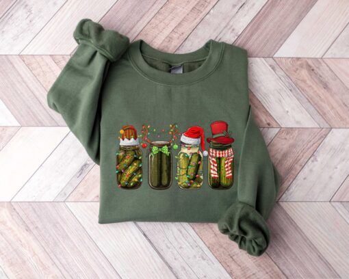 vintage christmas pickle t shirt with fun design for holiday celebrations and festive gatherings mcjn5 scaled