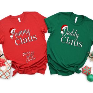 vintage christmas pregnancy announcement shirts for couples with maternity reveal design and unique holiday theme kup68