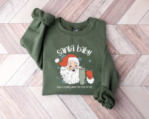 vintage christmas santa sweatshirt for women retro santa claus design funny holiday apparel for xmas celebrations 9xlxf scaled