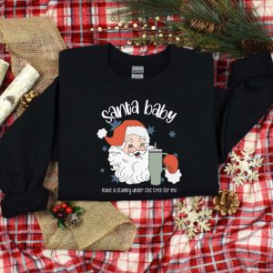 vintage christmas santa sweatshirt for women retro santa claus design funny holiday apparel for xmas celebrations t3awd scaled