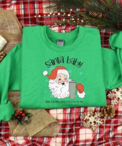 vintage christmas santa sweatshirt for women retro santa claus design funny holiday apparel for xmas celebrations ylpw4 scaled