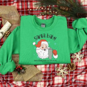 vintage christmas santa sweatshirt for women retro santa claus design funny holiday apparel for xmas celebrations ylpw4 scaled