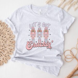 vintage christmas shirt lets get crackin nutcrackers tee with retro design for fun holiday celebrations and unique style vqgnw