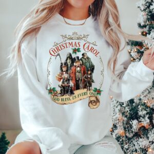 vintage christmas shirt a christmas carol sweatshirt featuring scrooge and marley retro bookish dickens design cx1ar