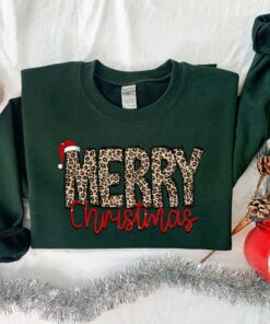 vintage christmas shirt for women with leopard print design and merry christmas graphic 0jpew scaled