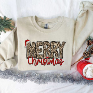 vintage christmas shirt for women with leopard print design and merry christmas graphic 4haoe scaled