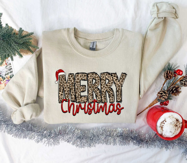 vintage christmas shirt for women with leopard print design and merry christmas graphic 4haoe scaled