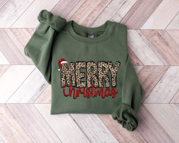 vintage christmas shirt for women with leopard print design and merry christmas graphic xfmyi scaled