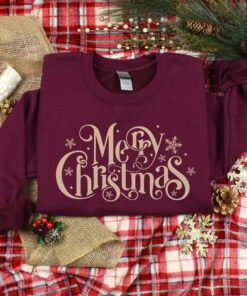 vintage christmas shirt for women with merry design and trendy style for holiday celebrations u6xg4 scaled