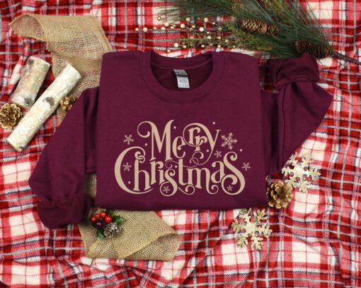 vintage christmas shirt for women with merry design and trendy style for holiday celebrations u6xg4 scaled