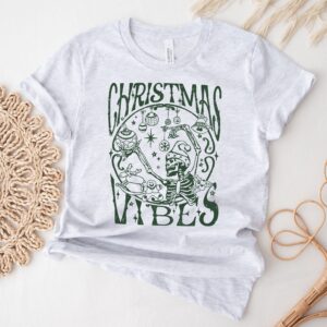 vintage christmas skeleton t shirt for women spooky xmas graphic tee with unique design and fun holiday vibes 0uwk4