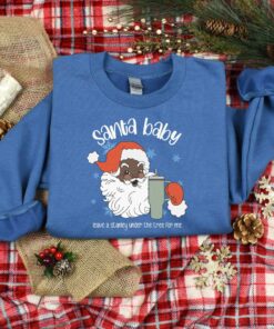 vintage christmas sweatshirt african santa design for family gatherings comfortable black santa shirt fc0yc scaled