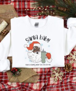 vintage christmas sweatshirt african santa design for family gatherings comfortable black santa shirt sbzjc scaled