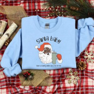 vintage christmas sweatshirt african santa design for family gatherings comfortable black santa shirt sorqa scaled