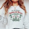 vintage christmas sweatshirt be the hearts perennial design featuring pine trees and religious christian theme urdr3