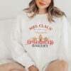 vintage christmas sweatshirt claus gingerbread bakery design with christmas cookies print for holiday celebrations and casual wear enkhg