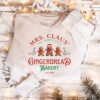 vintage christmas sweatshirt claus gingerbread bakery design with fun cookie print for holiday celebrations and casual wear wjega