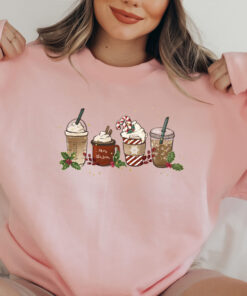 vintage christmas sweatshirt crewneck with fun coffee design for holiday celebrations and cozy winter outfits fnlvx scaled