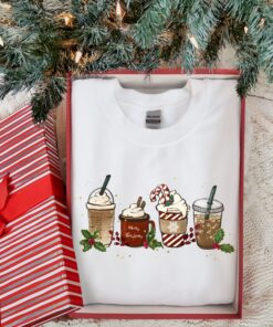 vintage christmas sweatshirt crewneck with fun coffee design for holiday celebrations and cozy winter outfits im5uq scaled