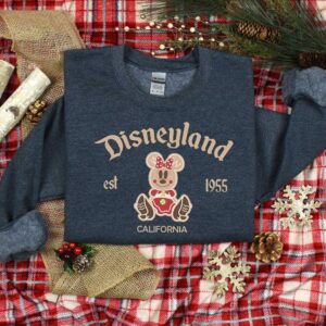 vintage christmas sweatshirt featuring disneyland est 1955 design with mickey and minnie for your holiday trips and cruises iu1cl scaled