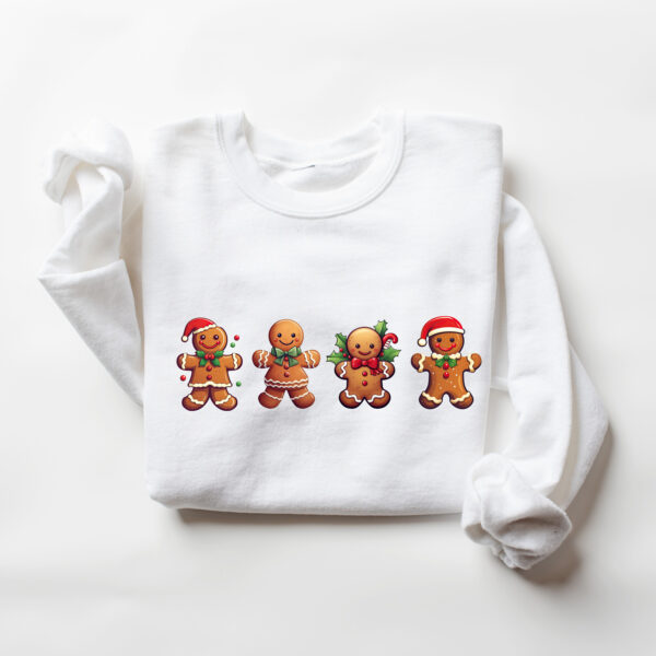 vintage christmas sweatshirt featuring gingerbread and cookies for family matching outfits and holiday gatherings askh8 scaled