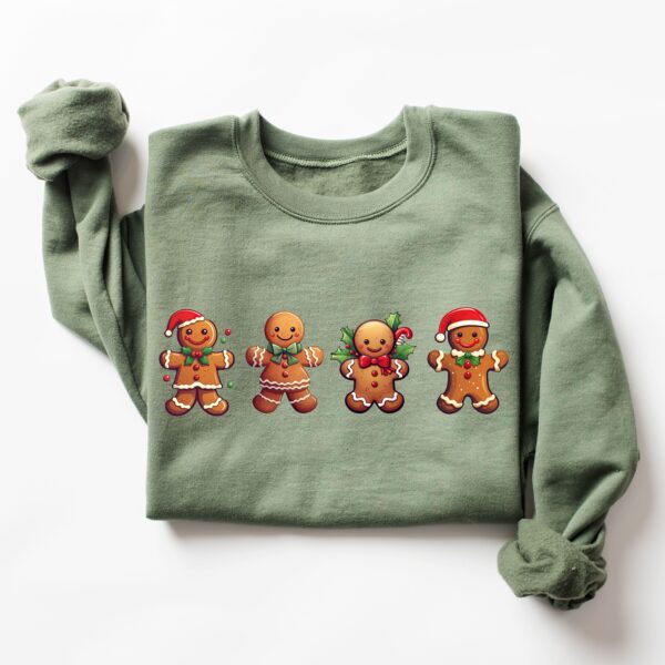 vintage christmas sweatshirt featuring gingerbread and cookies for family matching outfits and holiday gatherings sthm2 scaled