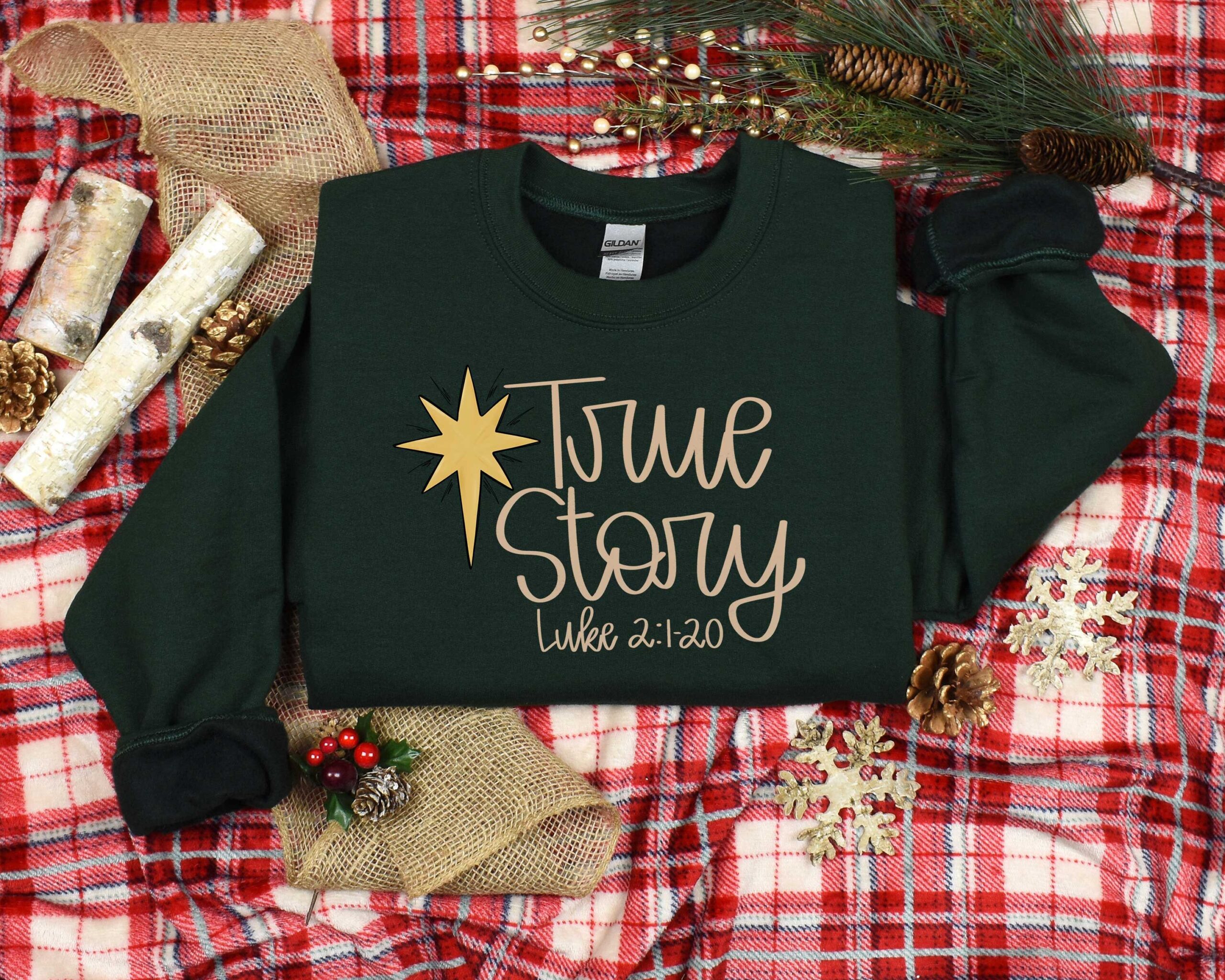 Vintage Christmas Sweatshirt featuring Nativity Design for Jesus Lovers - Comfortable True Story Hoodie for Holiday Celebrations 4 vintage christmas sweatshirt featuring nativity design for jesus lovers comfortable true story hoodie for holiday celebrations hu8ic scaled