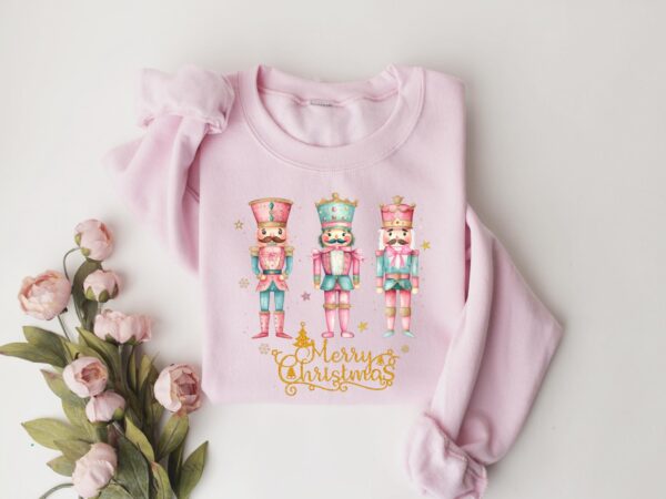 vintage christmas sweatshirt featuring nutcracker design for women trendy holiday hoodie with fun graphic for festive style h6gqi