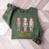 vintage christmas sweatshirt featuring nutcracker design for women trendy holiday hoodie with fun graphic for festive style ouufv scaled