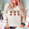 vintage christmas sweatshirt featuring reindeer design for holiday parties and festive gatherings jllqb