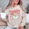 vintage christmas sweatshirt featuring retro santa claus design for winter holiday wear and fun festive style drdxv