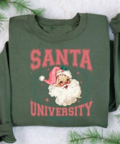 vintage christmas sweatshirt featuring retro santa design for holiday gatherings and social events yjbqx scaled