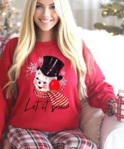 vintage christmas sweatshirt featuring retro snowman design for winter style and holiday comfort fglkc