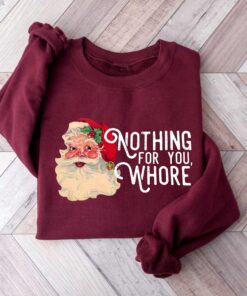 vintage christmas sweatshirt featuring santa claus design for unisex wear and funny holiday humor r4h7d scaled