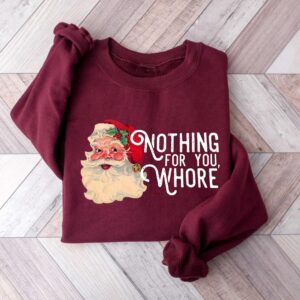 vintage christmas sweatshirt featuring santa claus design for unisex wear and funny holiday humor r4h7d scaled