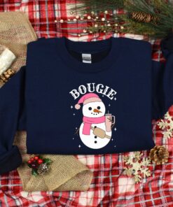 vintage christmas sweatshirt featuring snowman design for winter and holiday celebrations mhvmr scaled