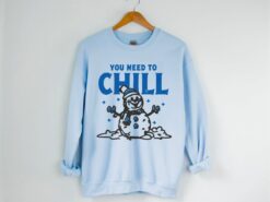 vintage christmas sweatshirt featuring snowman design for winter fun and family gatherings retro crewneck holiday apparel abes1