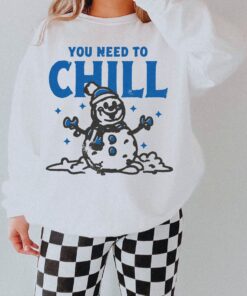 vintage christmas sweatshirt featuring snowman design for winter fun and family gatherings retro crewneck holiday apparel pplfd