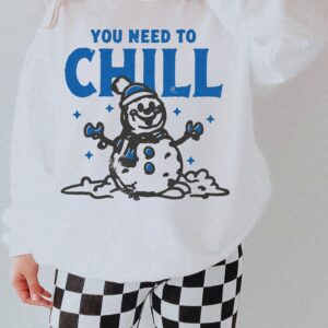 vintage christmas sweatshirt featuring snowman design for winter fun and family gatherings retro crewneck holiday apparel pplfd