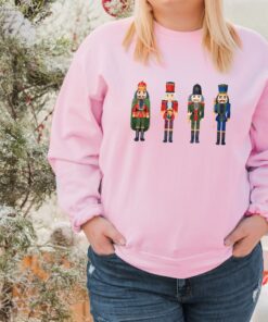 vintage christmas sweatshirt for ballet lovers featuring nutcracker and sugar plum fairy design in a comfortable crewneck style byrtk scaled